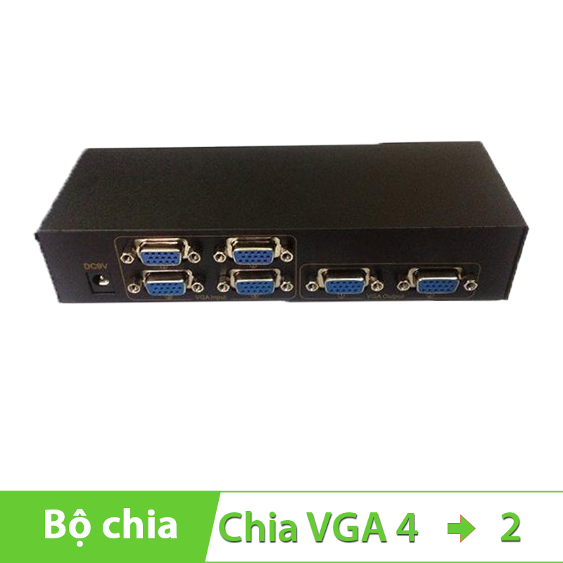 Bộ chia màn hình vga 4 ra 2 250mhz