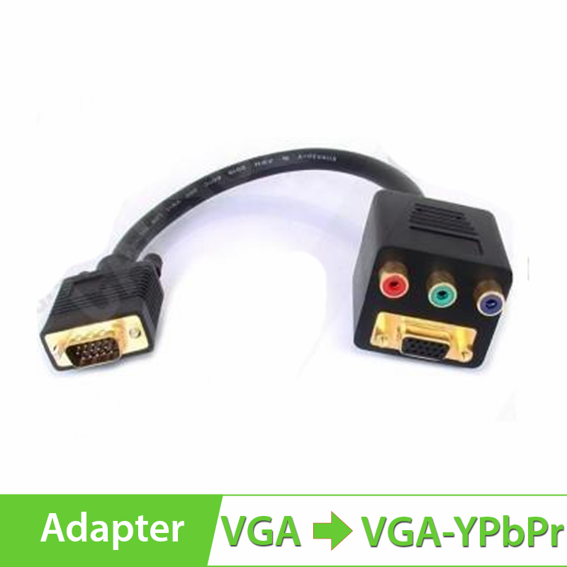 Cáp chuyển đổi VGA MALE sang VGA & RCA