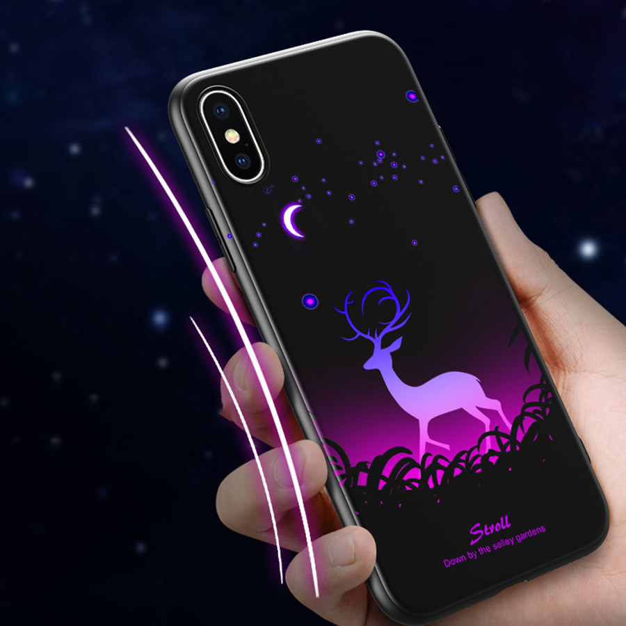 Ốp lưng dạ quang UXIA iPhone X