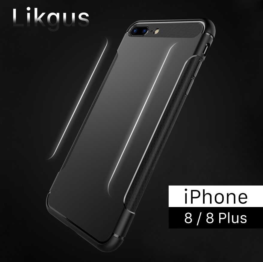 Ốp lưng silicon mềm Likgus iPhone 8