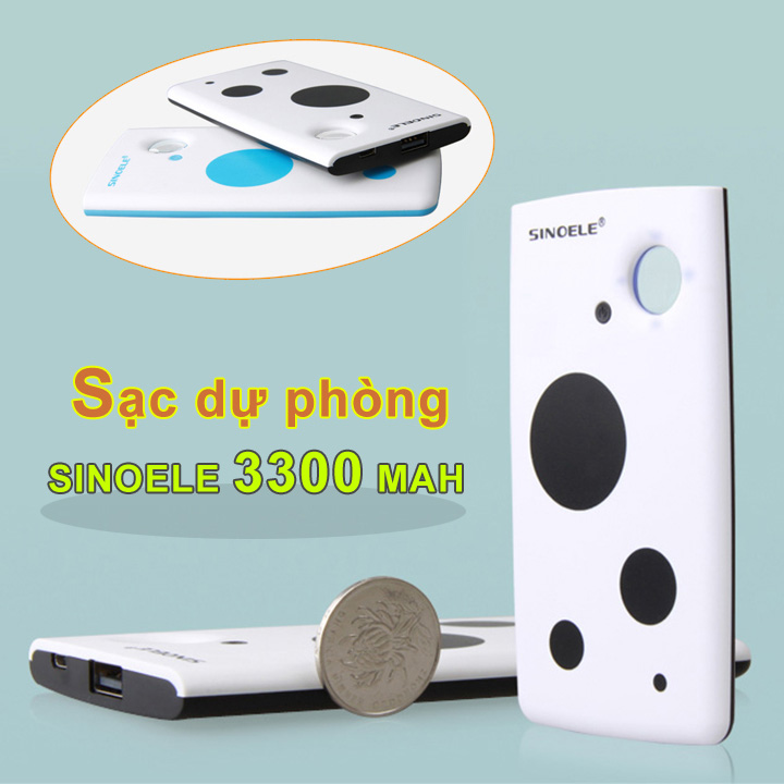 Mua Sạc dự phòng Sinoele 3800 mAh Hôm Nay